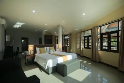 Chambre familiale avec vue sur la mer — Blue Beach Apartment